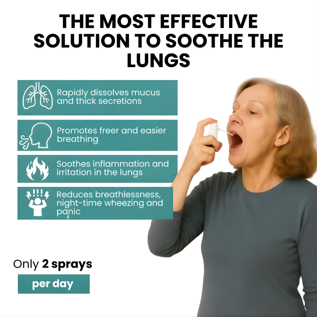 BreatheClear™ oral spray with peppermint and liquorice root