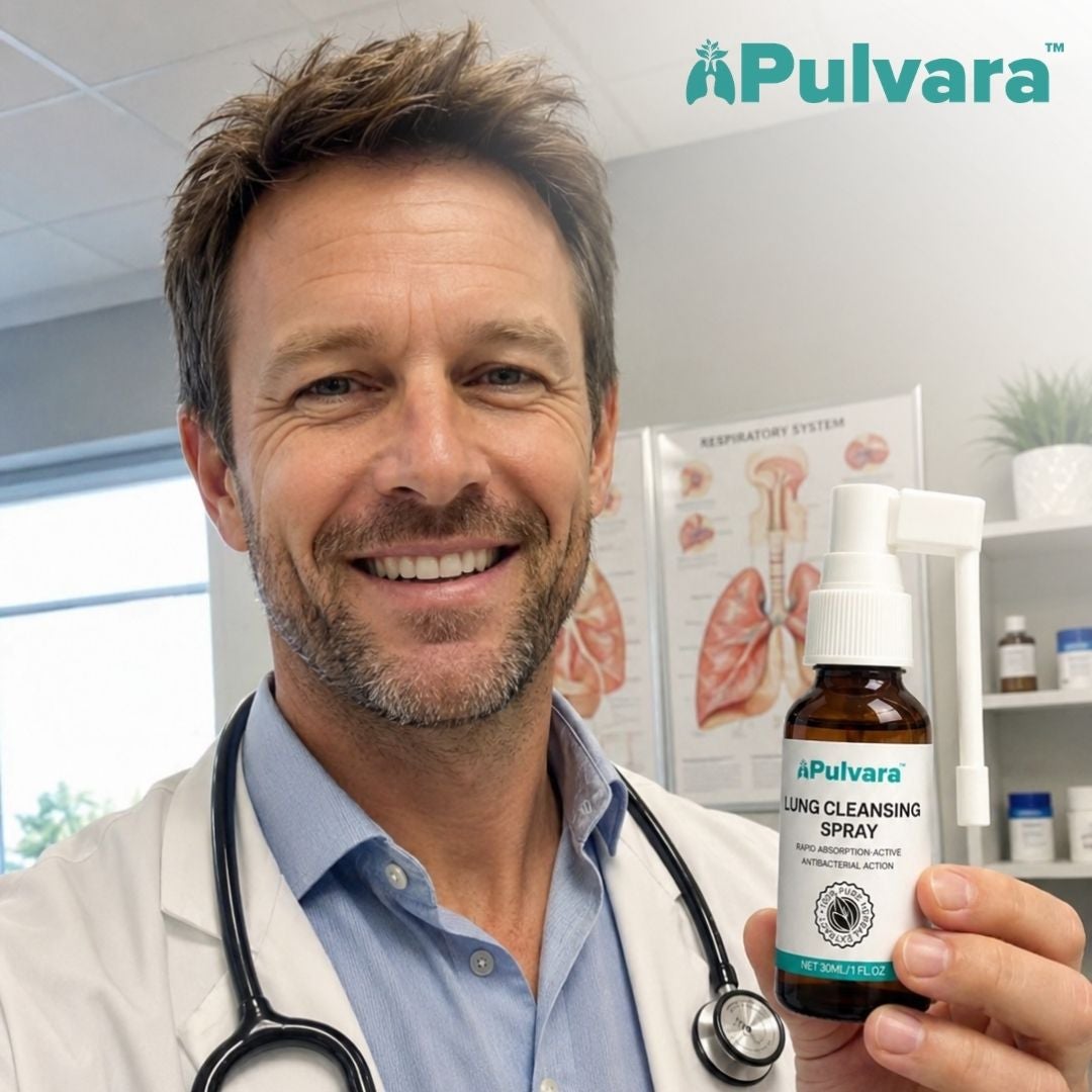 Pulvara™ oral spray with peppermint and liquorice root