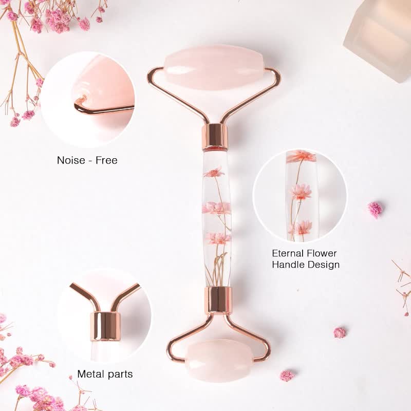 Gentle Rose Quartz Roller - Image 2